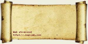 Natalija Vidosavljević vizit kartica